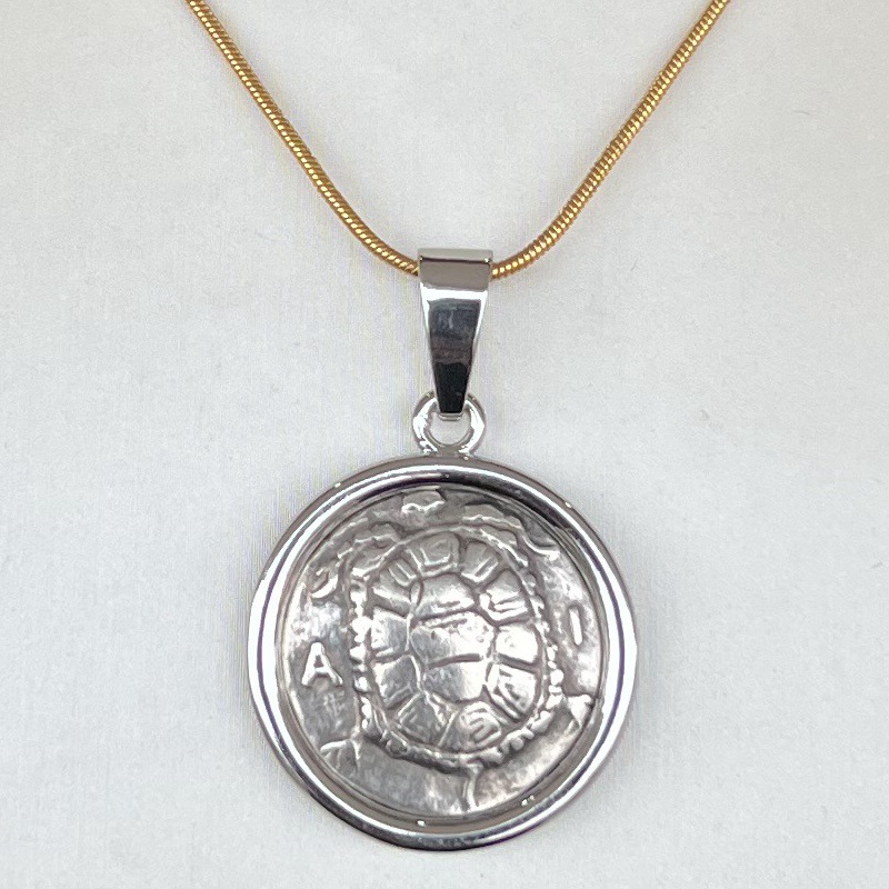 跨境电商热销产品希腊罗马古币硬币项链首饰带链条