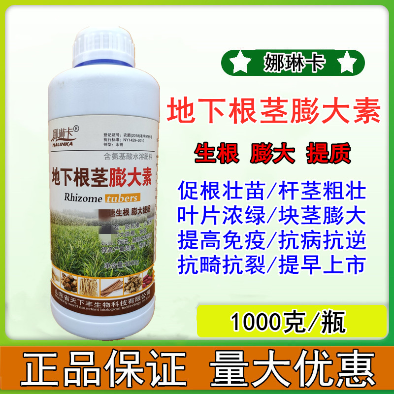 娜琳卡地下根茎膨大素1000g克土豆山药萝卜洋葱蒜头马蹄红薯增收