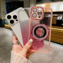 适用苹果15磁吸手机壳护眼闪粉iPhone16promax保护套1413全包新款
