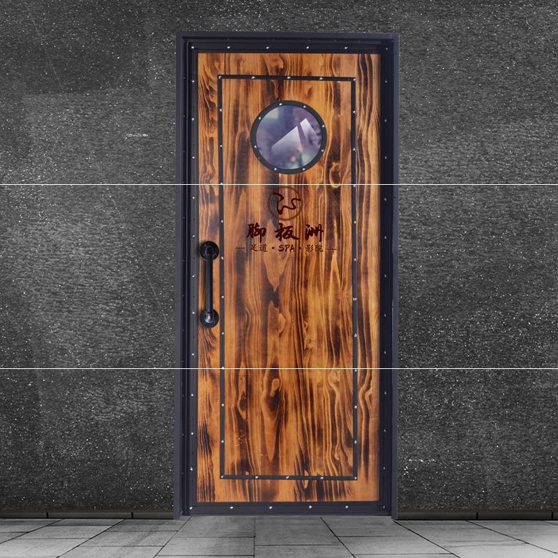 饭店酒吧卫生间门创意厕所ktv仓库门厕所个性风实木门厨房工业
