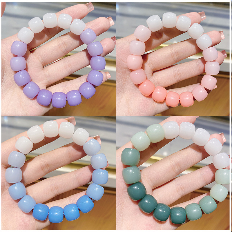 bodhi bracelet gradient color student version bracelet female net red style wenwan bracelet night market stall yiwu ornament wholesale