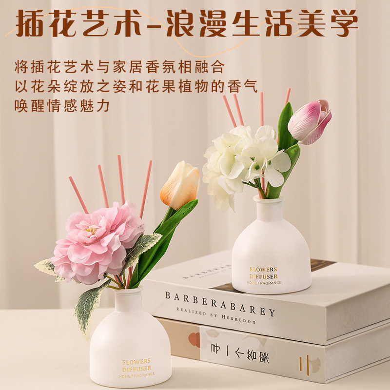 floral aromatherapy hotel-style ceramic aromatherapy hand gift bouquet bedroom indoor perfume fragrance decoration factory wholesale