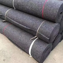 黑心棉工程毛毡布土木布绿化透水公路养护保湿养护毛毡布家具包装