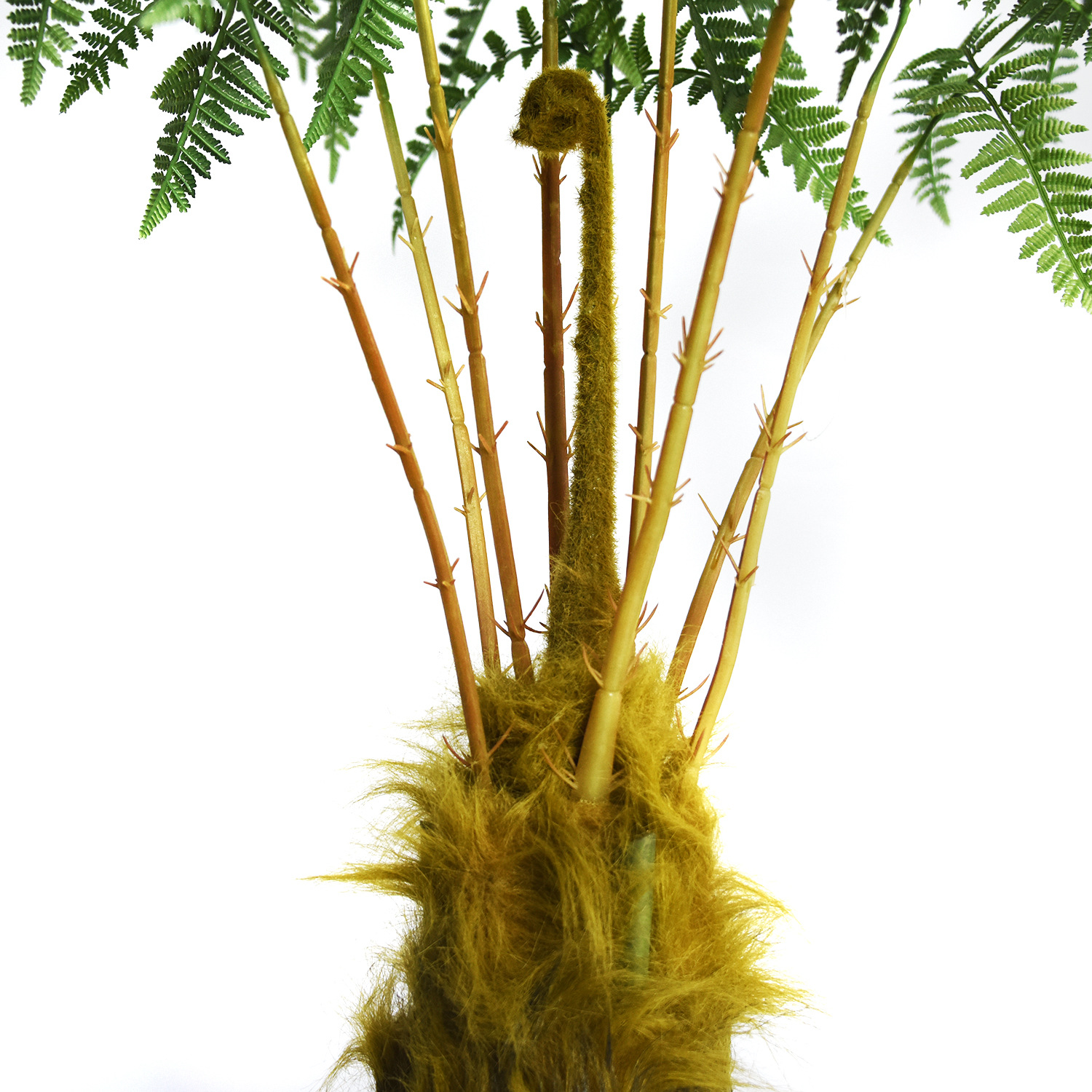 仿真猴蕨头树仿真绿植蕨草软装室内落地装饰蕨类盆栽猴头蕨盆景