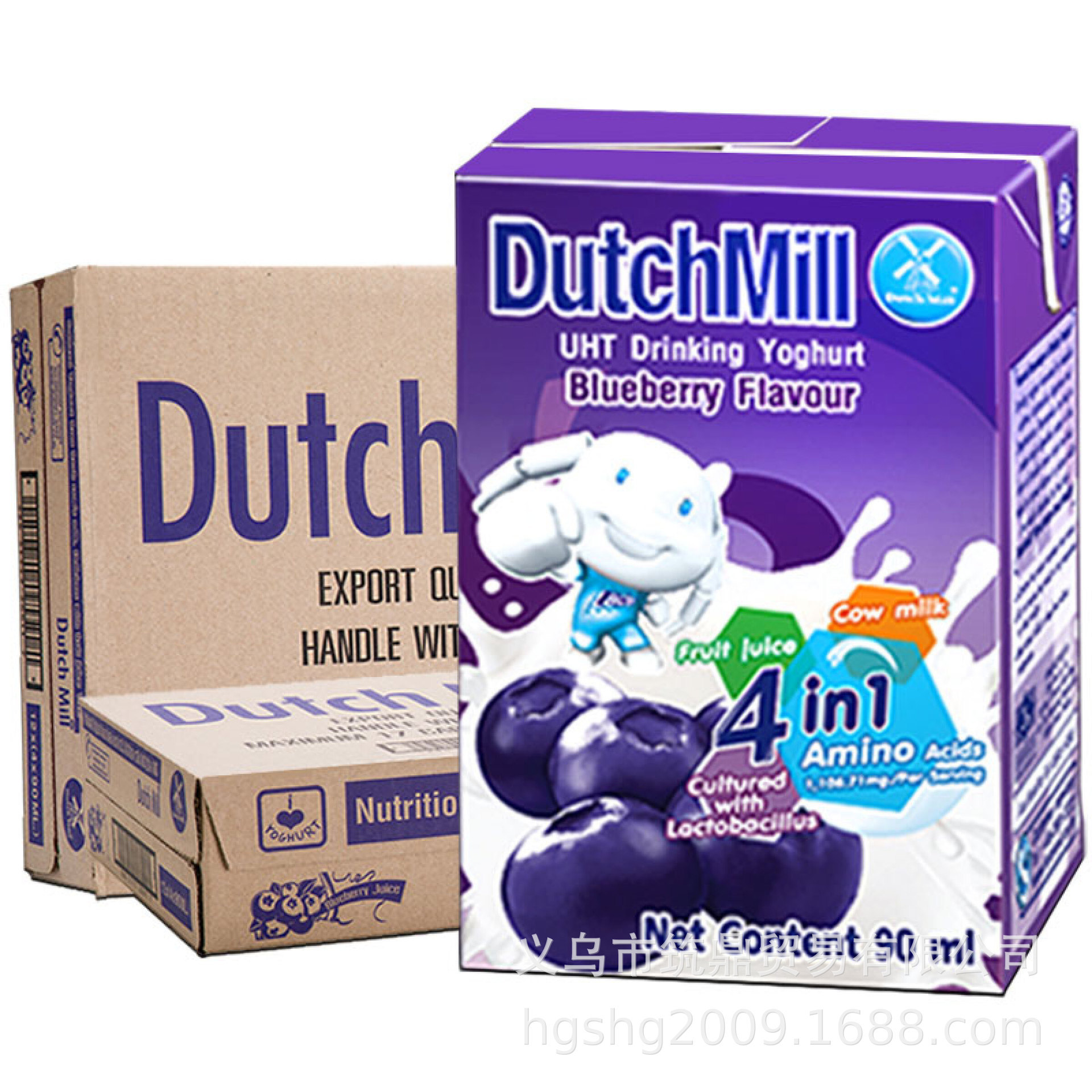 泰国进口达美酸奶儿童饮料常温酸奶饮品180ml /90ml盒装4口味整箱