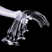 SNAILAGE 女用自慰器具后庭肛门塞可量尺度肛条TPE透明水晶白肛鞭