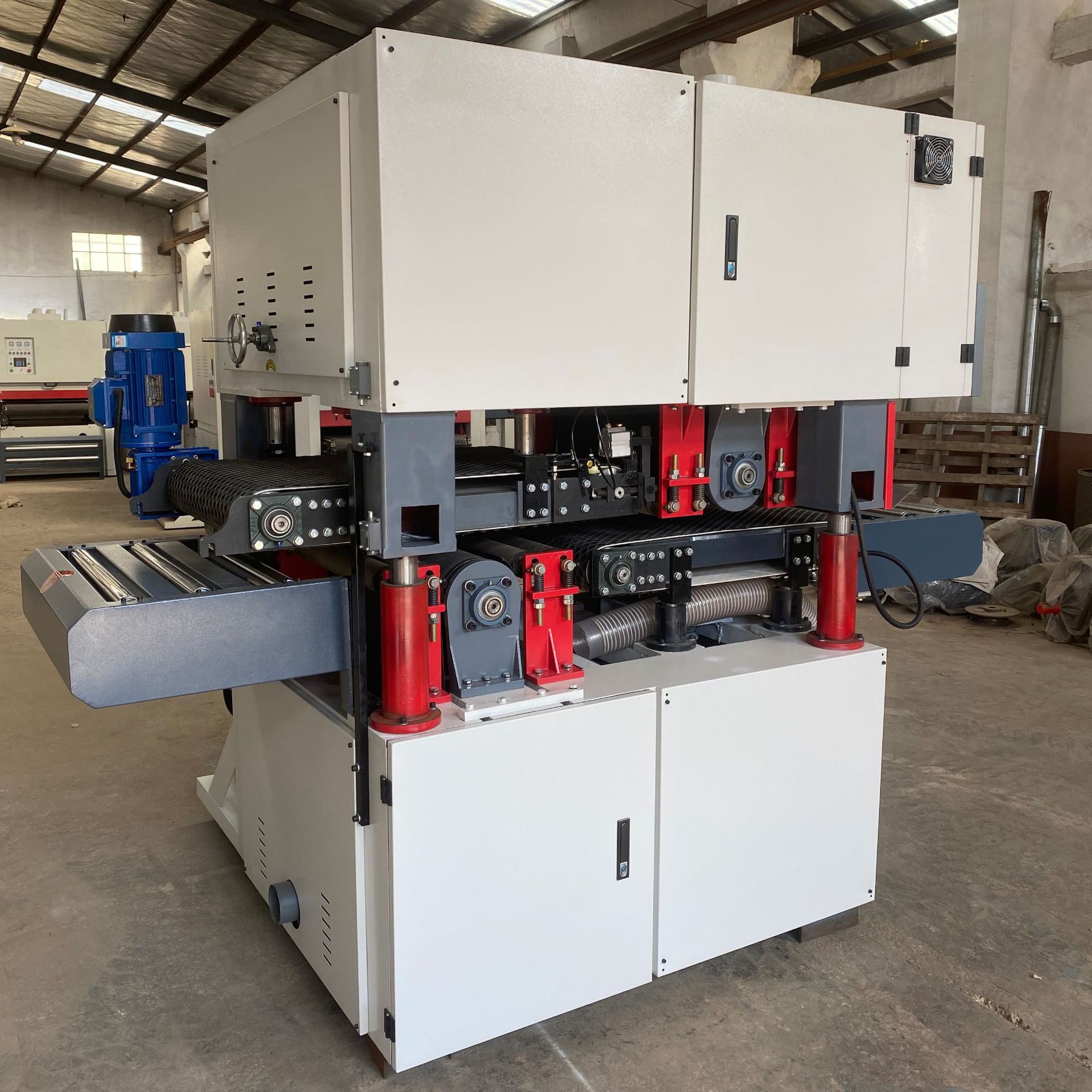 全自动双面砂光机 木工机械重型定厚定尺砂光机 底漆砂轮机抛光机