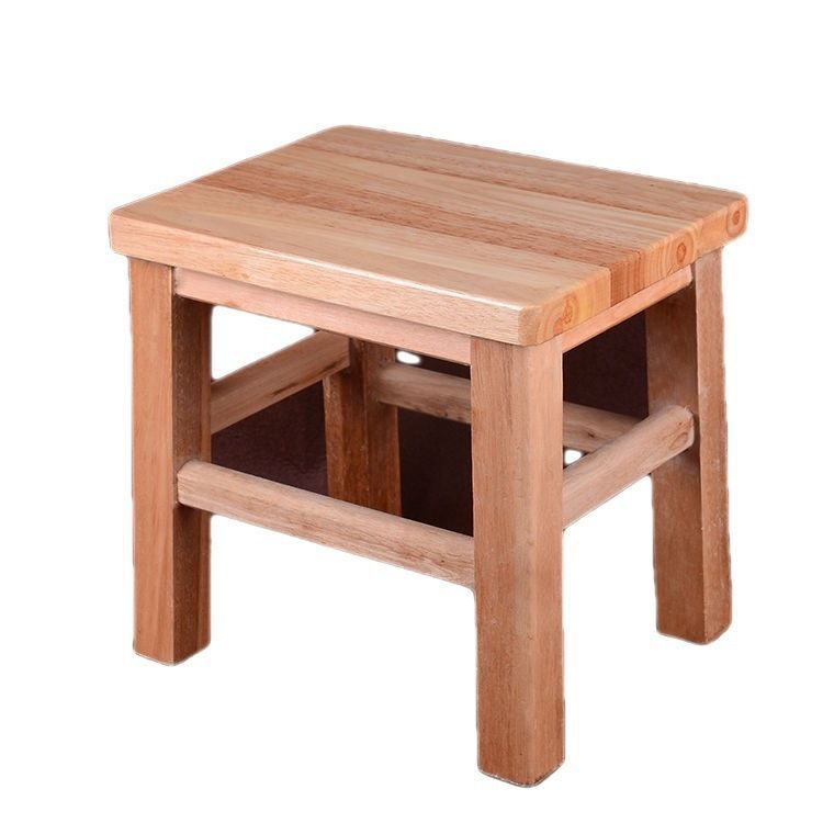 小木凳子橡木实木小凳子家用成人矮凳橡木小方凳木板凳椅子凉板椅