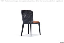 松兰家具餐厅家具餐椅 椅子 餐凳真皮餐椅 尺寸定做来图定制