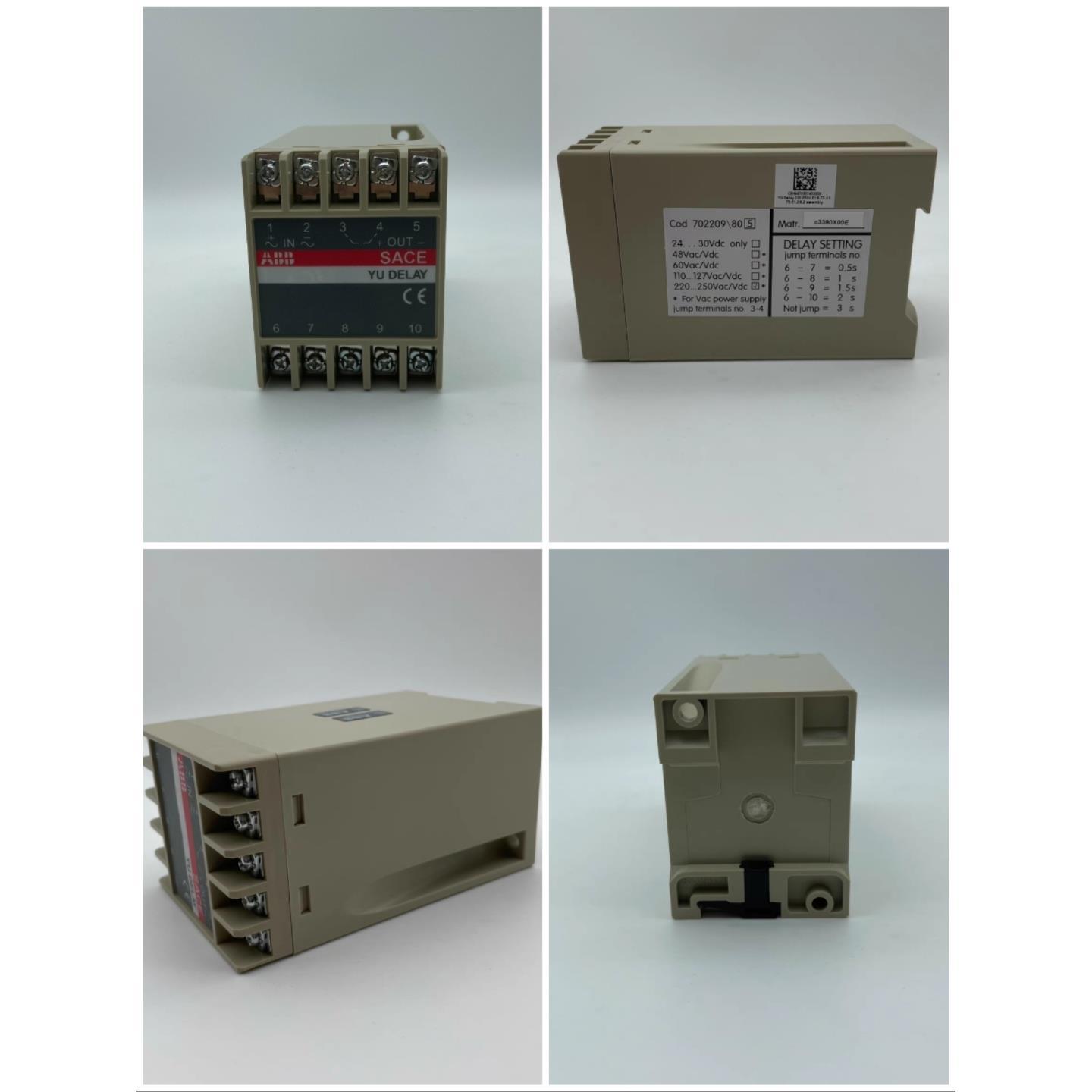 abb延时继电器time delay device -yu 220/250v e1/6 702209/805