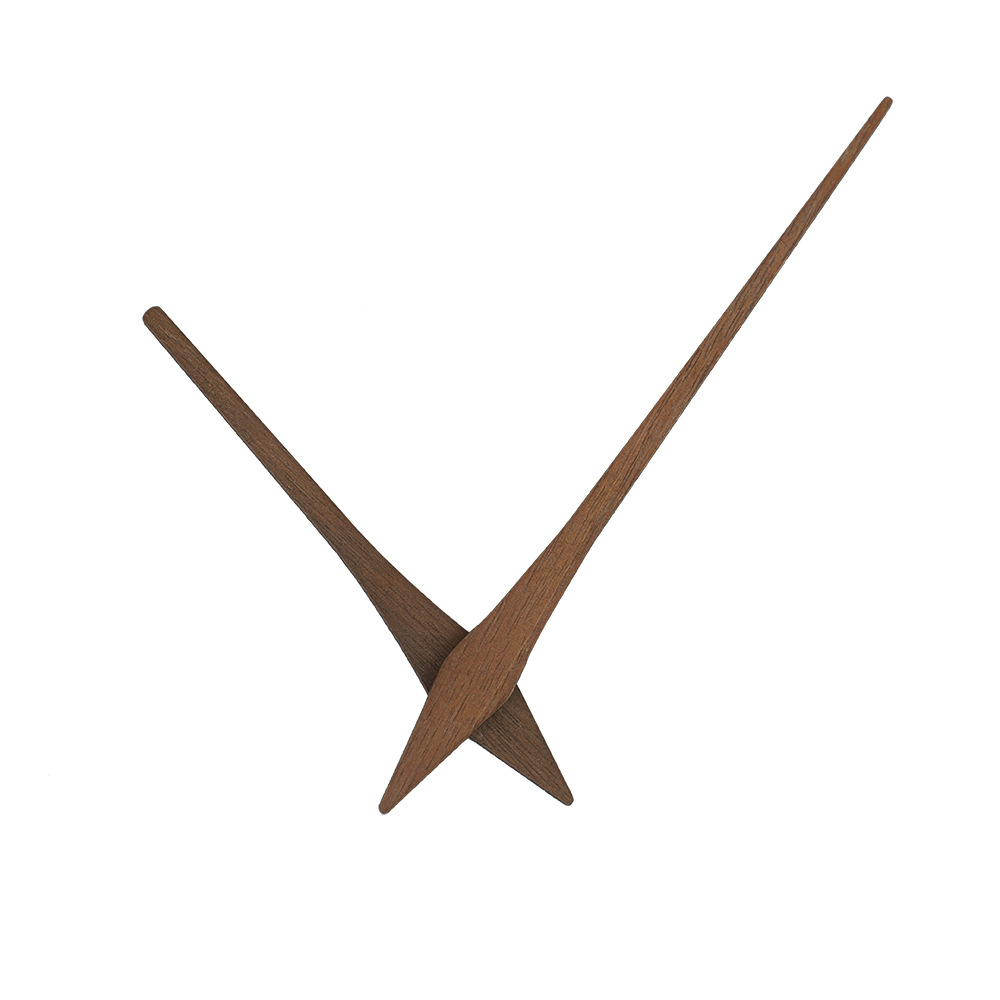 厂家定制钟表挂表配件指针实木指针木质时钟针木质指针定制尺寸