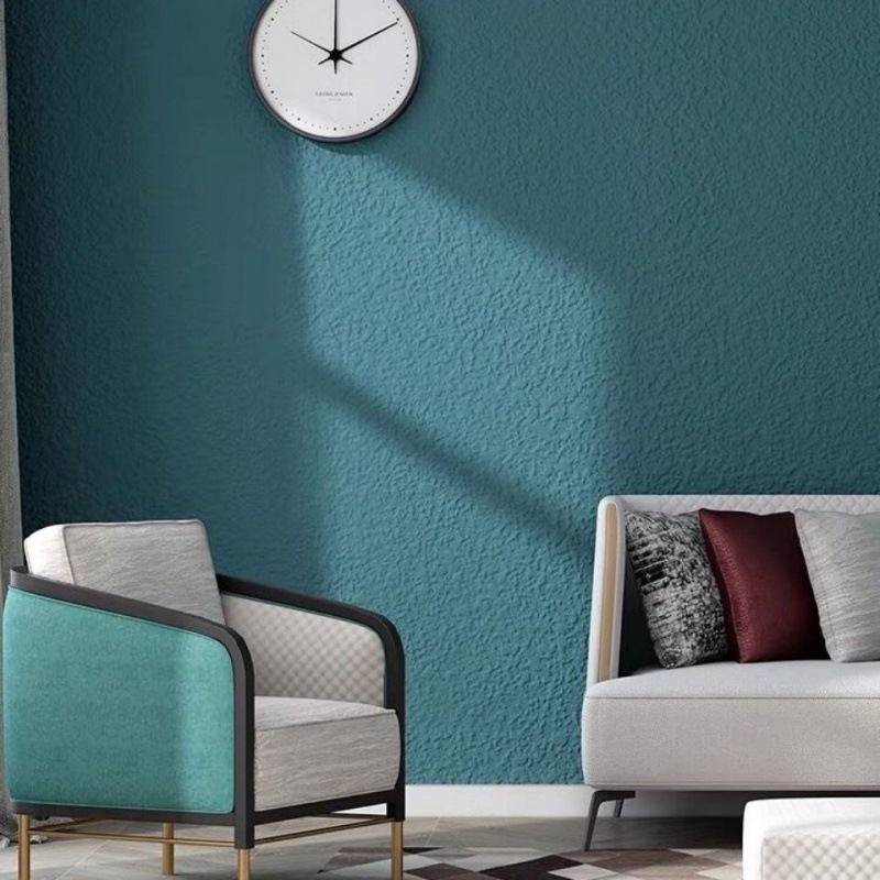 墙布厂家硅藻泥无缝3d电视背景墙壁布家装客厅卧室素色轻奢风