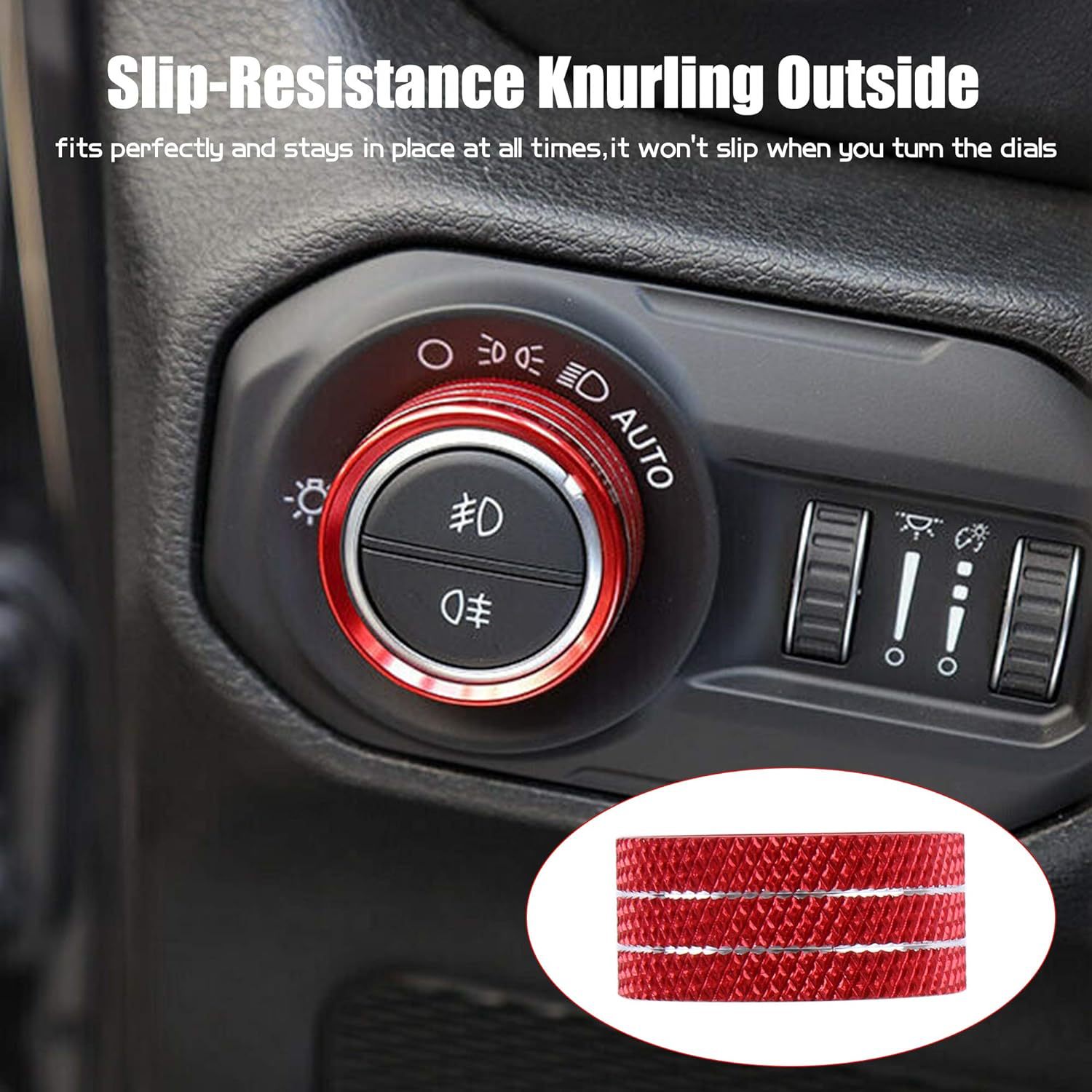 适用于14-18款雪佛兰silverado空调音响中控旋钮开关改装装饰件