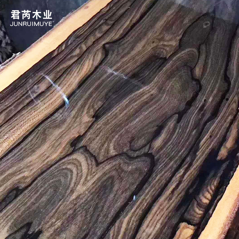 苏州黑柿木 山水纹 黑柿木工艺品花纹美丽 血檀