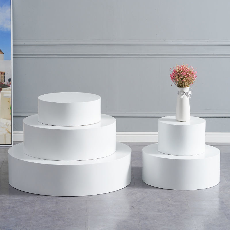 圆形展示台直播站台地台服装网红直播站台模特橱窗柜台速卖通跨境