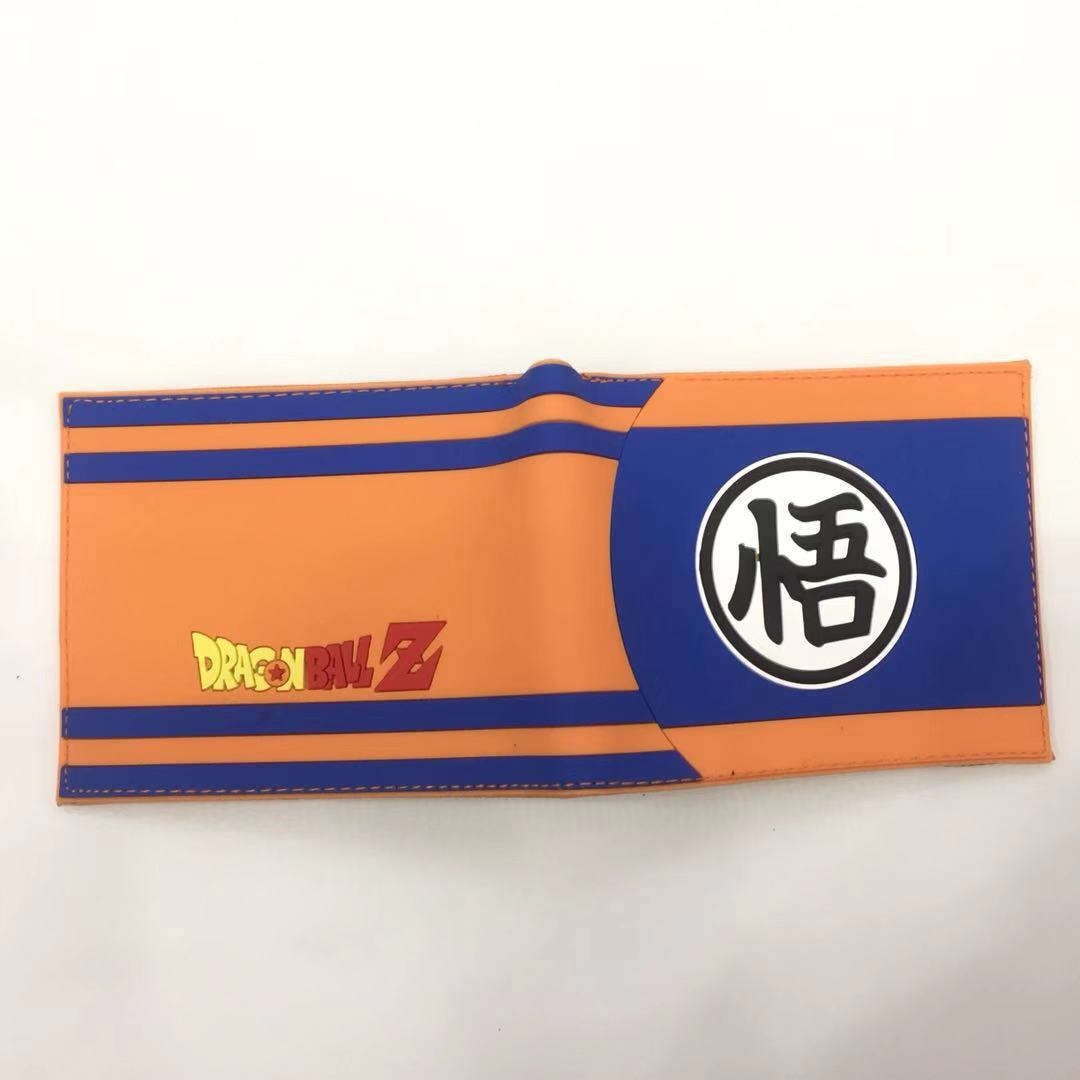七龙珠悟字龟字钱包 日本动漫周边dragon ball短款二折钱包皮夹