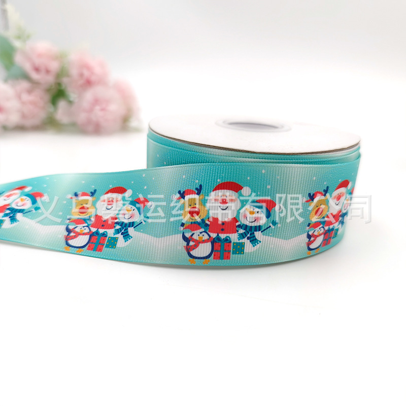 Christmas Decoration Braid Holiday Scene Decoration Accessories Gift Box Package Ribbon Christmas Ribbon Christmas Ribbon