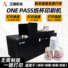 无版纸箱印刷机/纸杯纸袋包装纸盒纸浆餐盒pvc塑料袋数码打印机