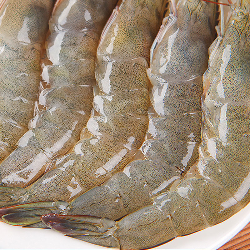 海虾青岛海捕新鲜大虾3斤装大海虾速冻基围虾特大白虾海鲜水产