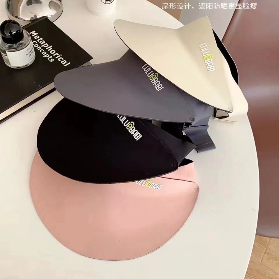 焦下官方旗舰店空顶太阳帽可折叠女防晒遮阳帽加大防紫外线户外帽