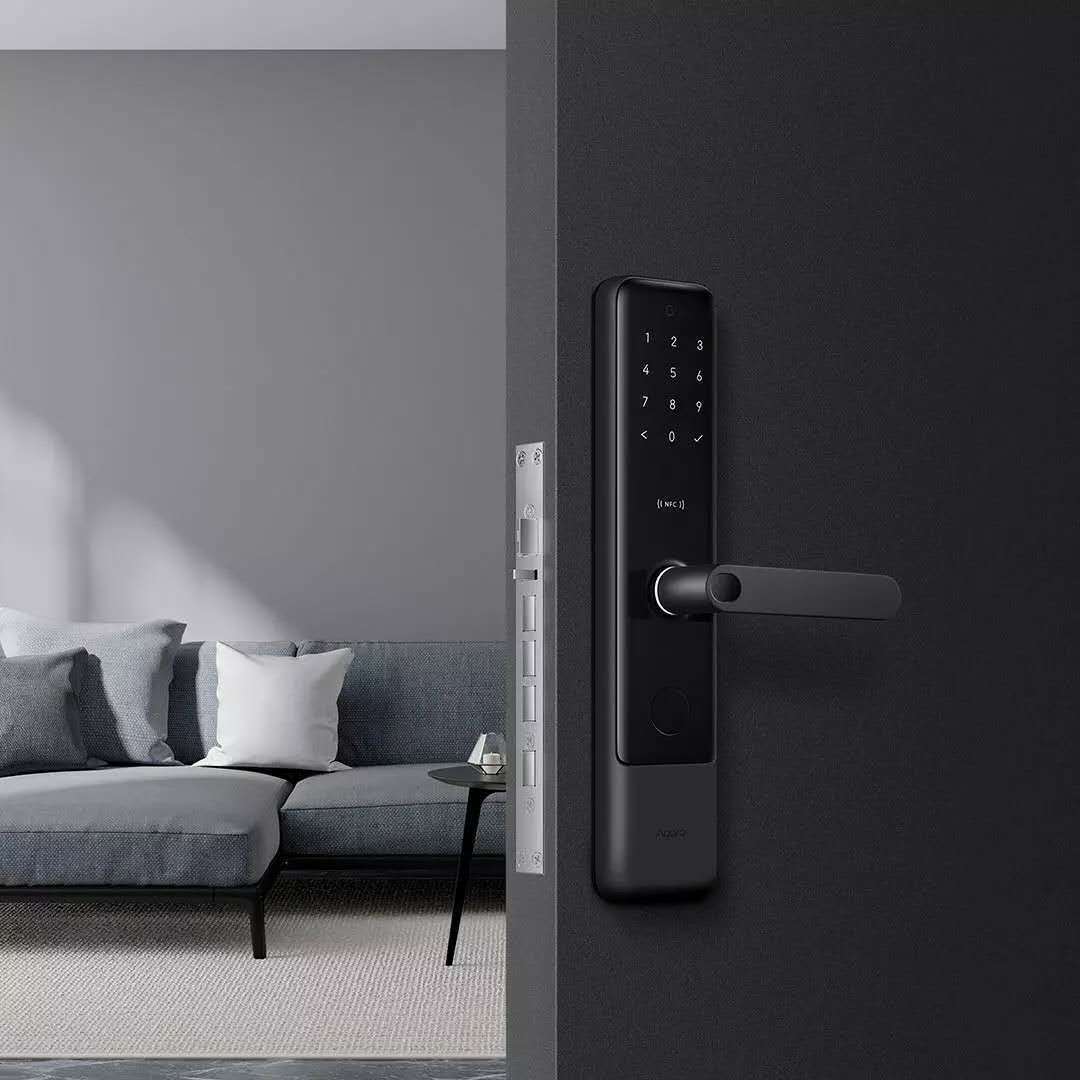 绿米aqara智能门锁n200指纹密码手机nfc蓝牙开锁远程设置零时密码