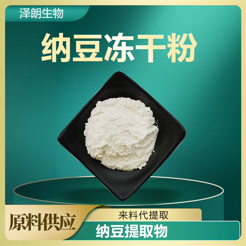 纳豆冻干粉 98% 纳豆菌粉 发酵纳豆冻干粉 纳豆粉现货 纳豆提取物