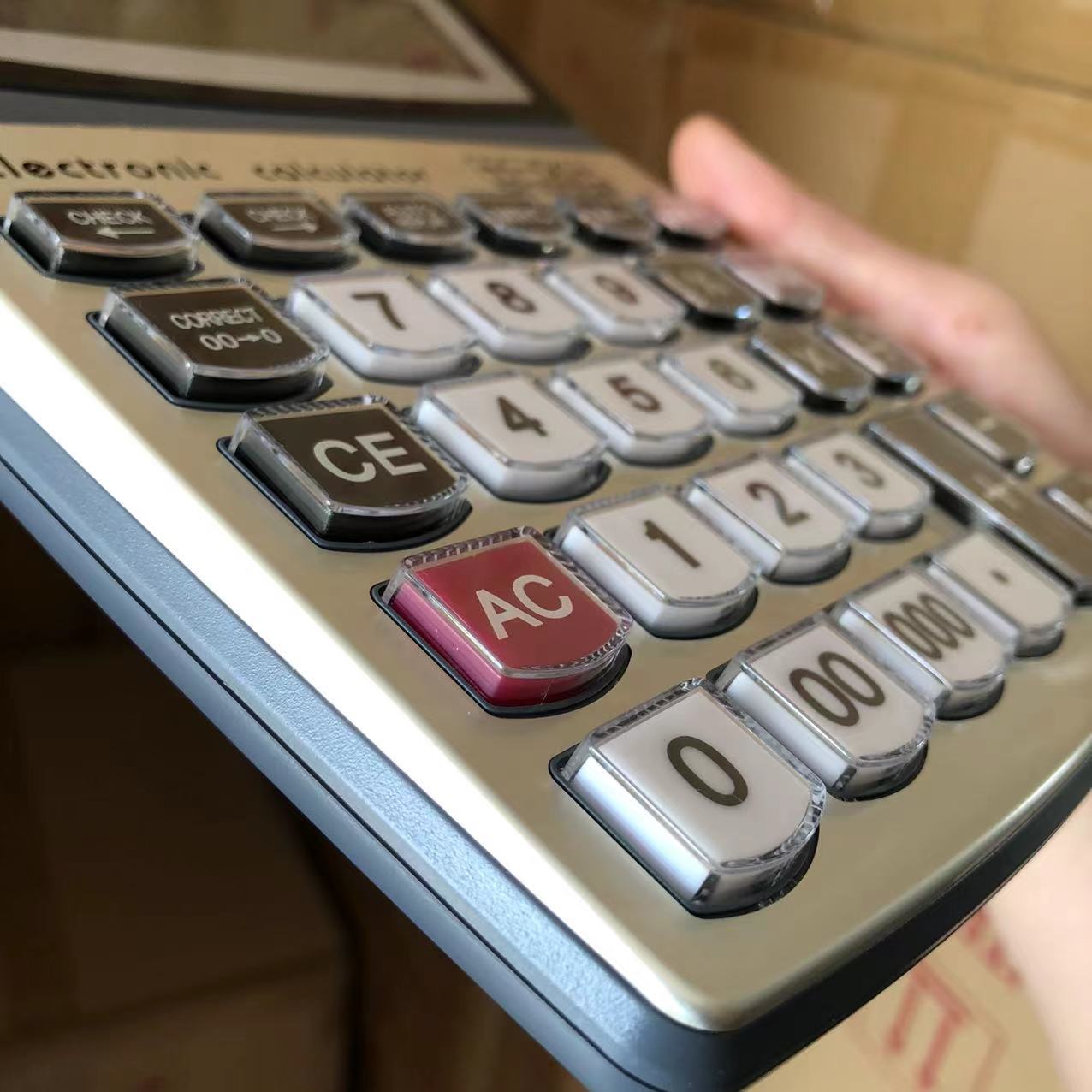 正品joinus计算器众成牌870太阳能双电源台式复查纠正计算机批发