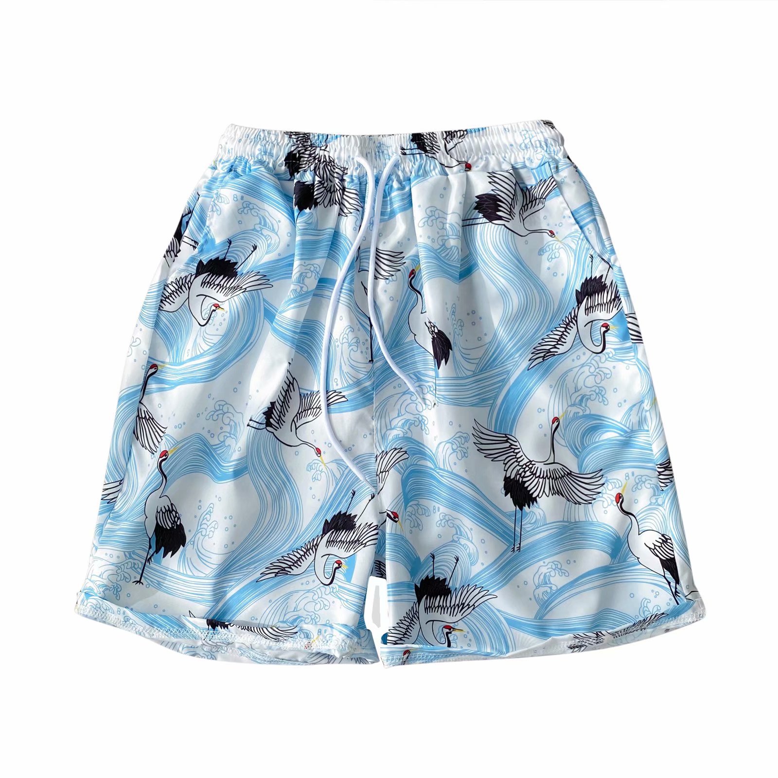 短裤男女休闲宽松潮流海边度假夏威夷沙滩裤情侣温泉游泳裤花短裤
