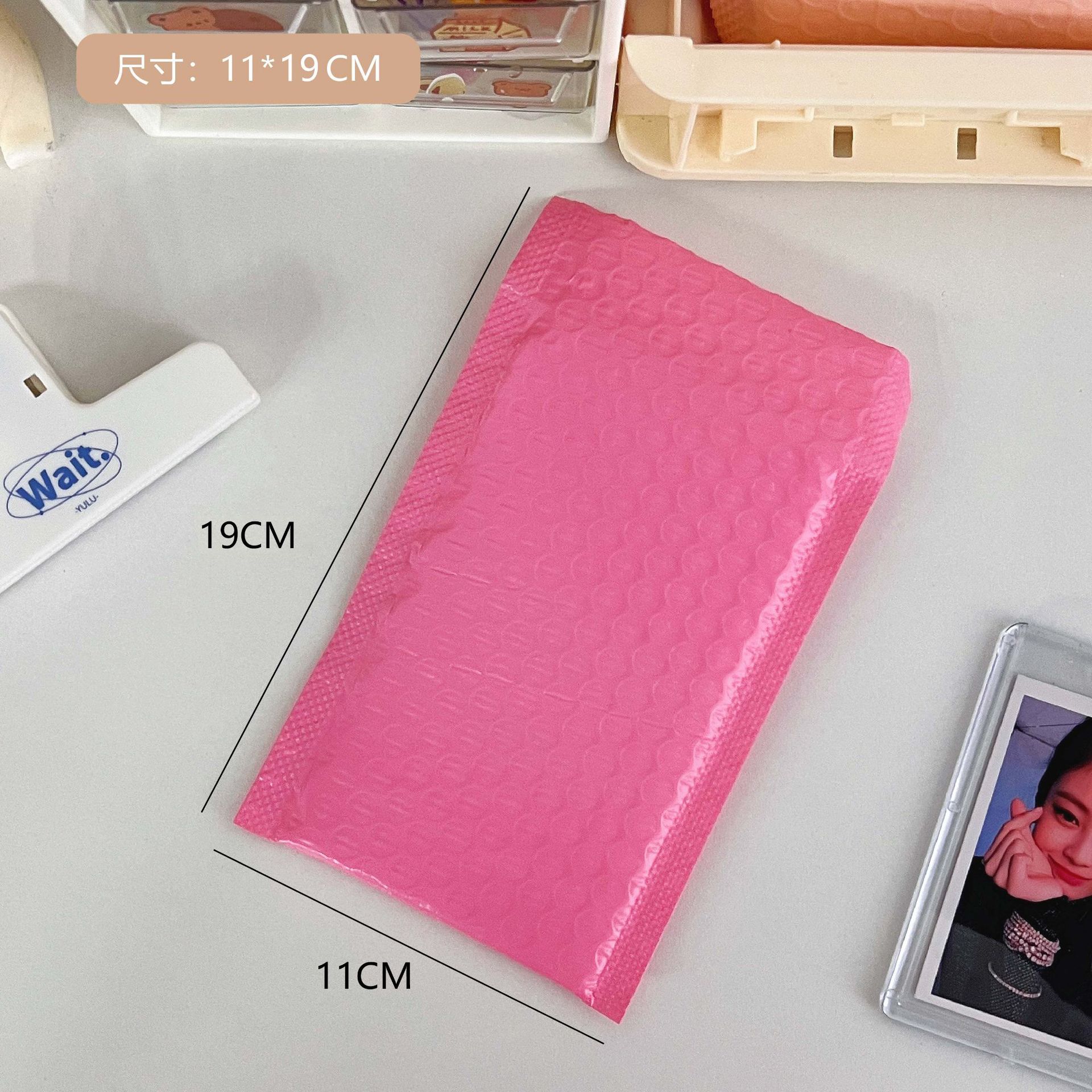 Thick Pink Bubble Bag Coextruded Film Bubble Envelope Foam Packaging Bag Gu Ka Mini Truck Phone Case Shockproof
