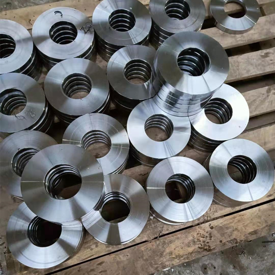 热扩法兰毛坯 热扩大口径法兰毛坯 冲压盲板 冲压大小圆片l