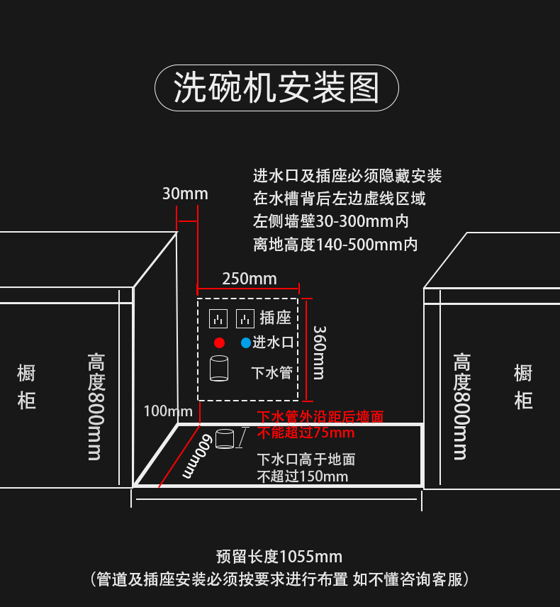 现货集成水槽洗碗机家用智能不锈钢超声波水槽消毒全自动洗碗机