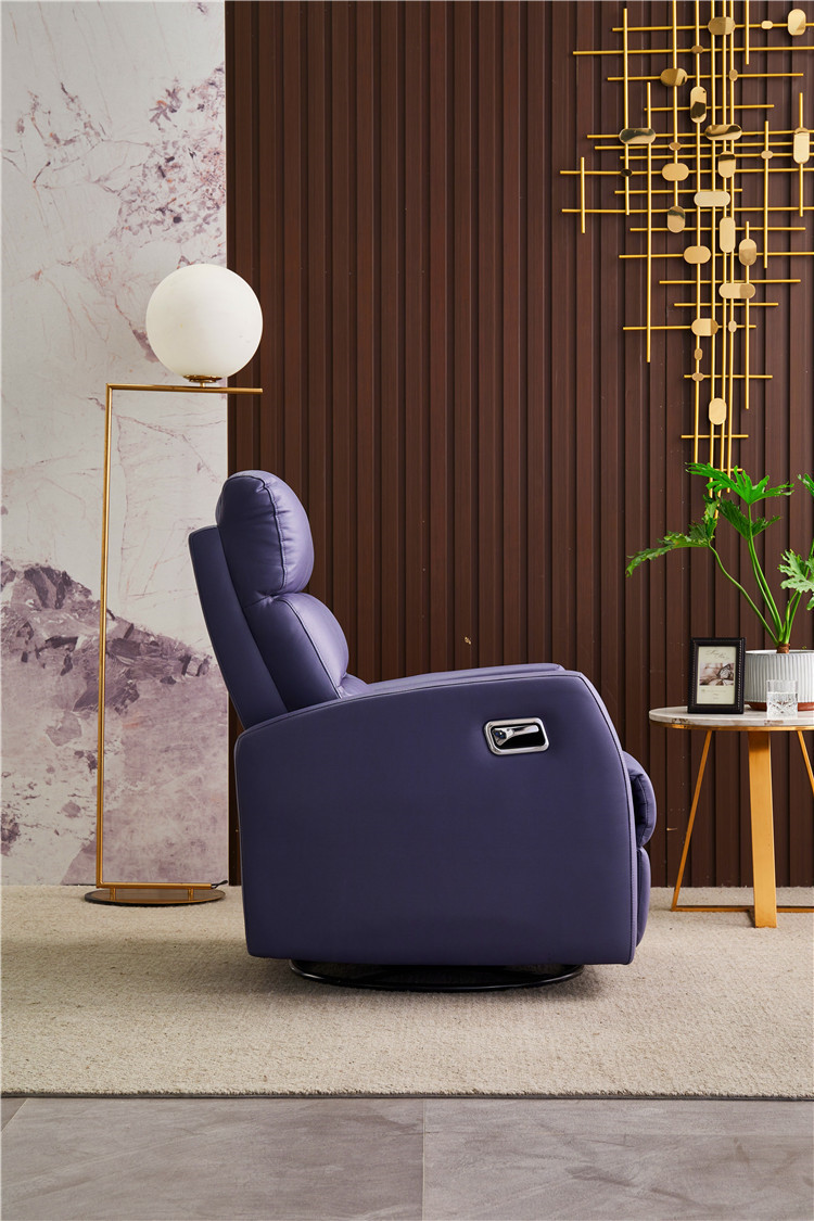 头等太空舱科技布单人沙发椅摇动旋转多功能客厅懒人休闲单椅躺椅