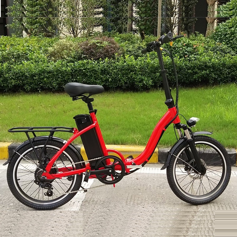 20寸锂电池可折叠出口版本city ebike城市电动助力变速自行车