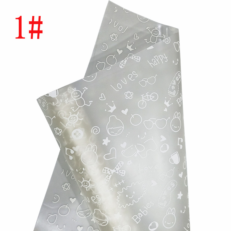 新款丝印磨砂PVC涂鸦 六款纹路 箱包手袋装饰品面料 可做其他厚度