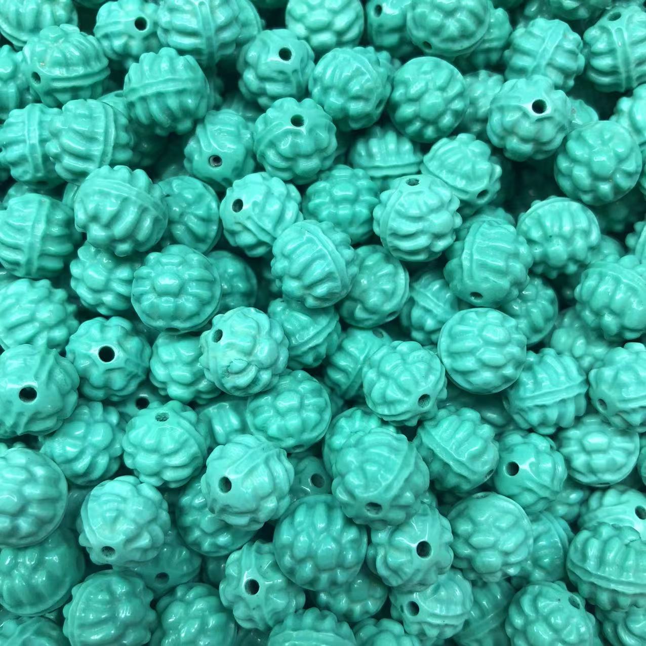 厂家直供二代菱镁矿粉压优化绿松石雕刻富家背云腰珠-阿里巴巴