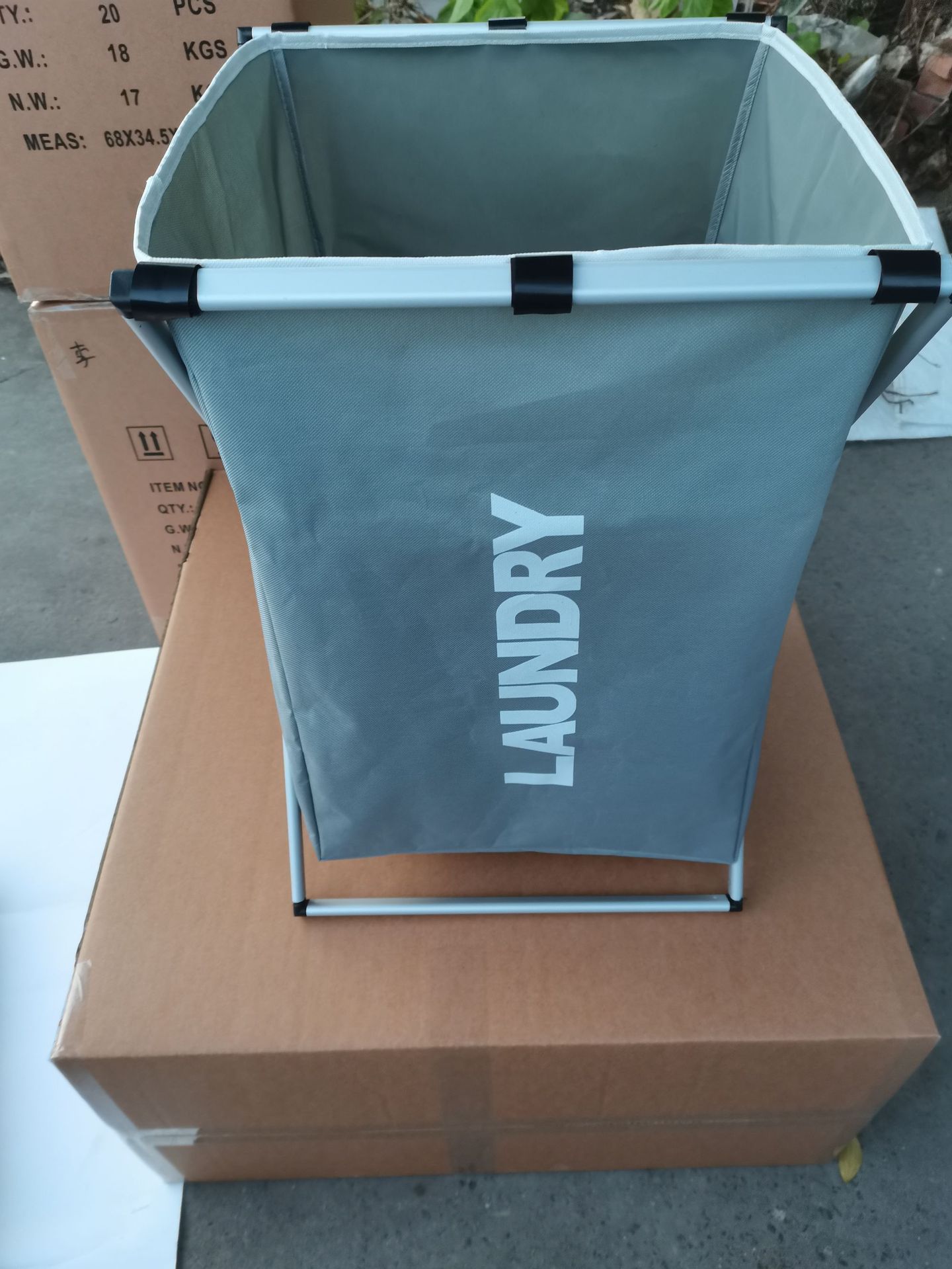 Supply Wholesale Large Size Classification Linen Basket Folding Laundry