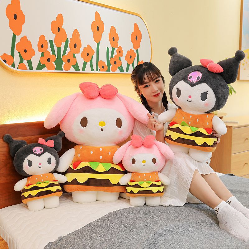 new hamburger coolomi doll melody doll doll oversized plush toy delivery female birthday gift