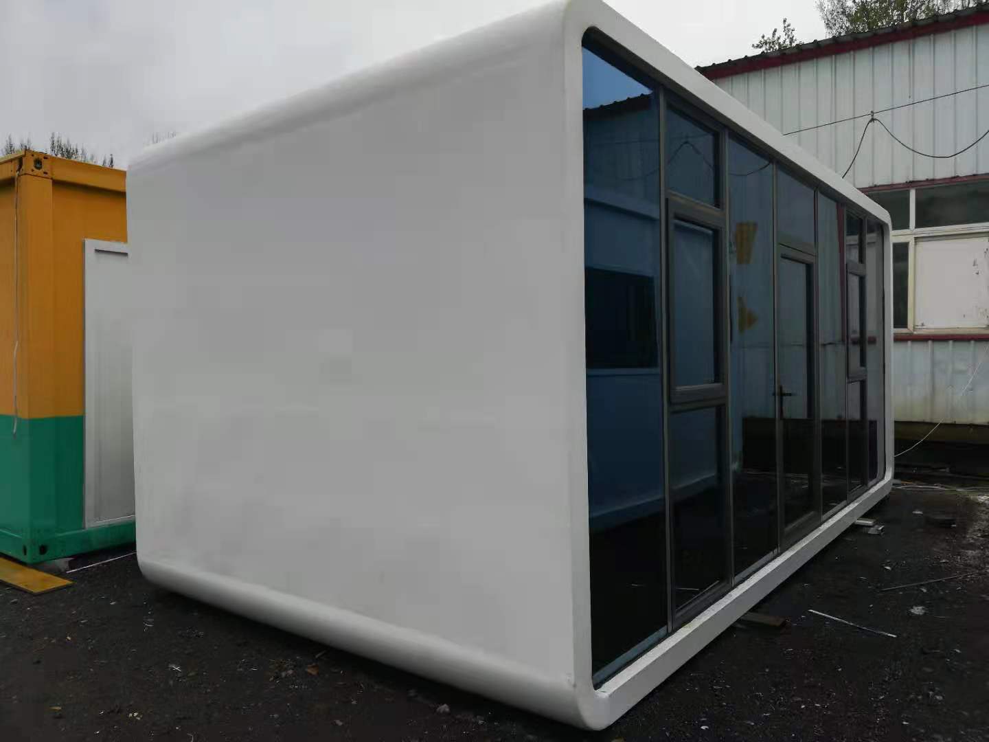 集成单体房屋  耐用活动板房集装箱房屋工地野外用 网红房 观景房