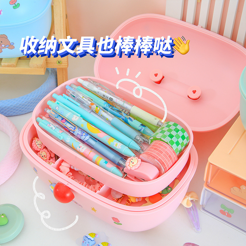 Children's Hair Accessory Organizer Girl Hairpin Headband Rubber Band Headdress Hairpin Hair Ring Girls' Princess Jewelry Jewelry Box