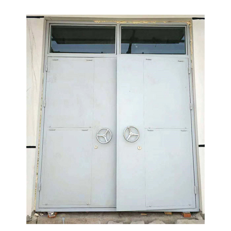 kbm泄爆门定制化学品仓库抗爆门钢制单开泄爆防爆门泄压门