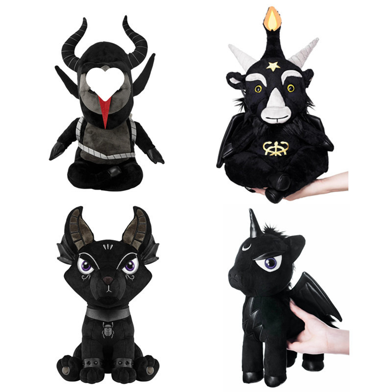 动漫周边炫酷五芒星大象兔子暗黑动物公仔毛绒玩具卡通包邮批发