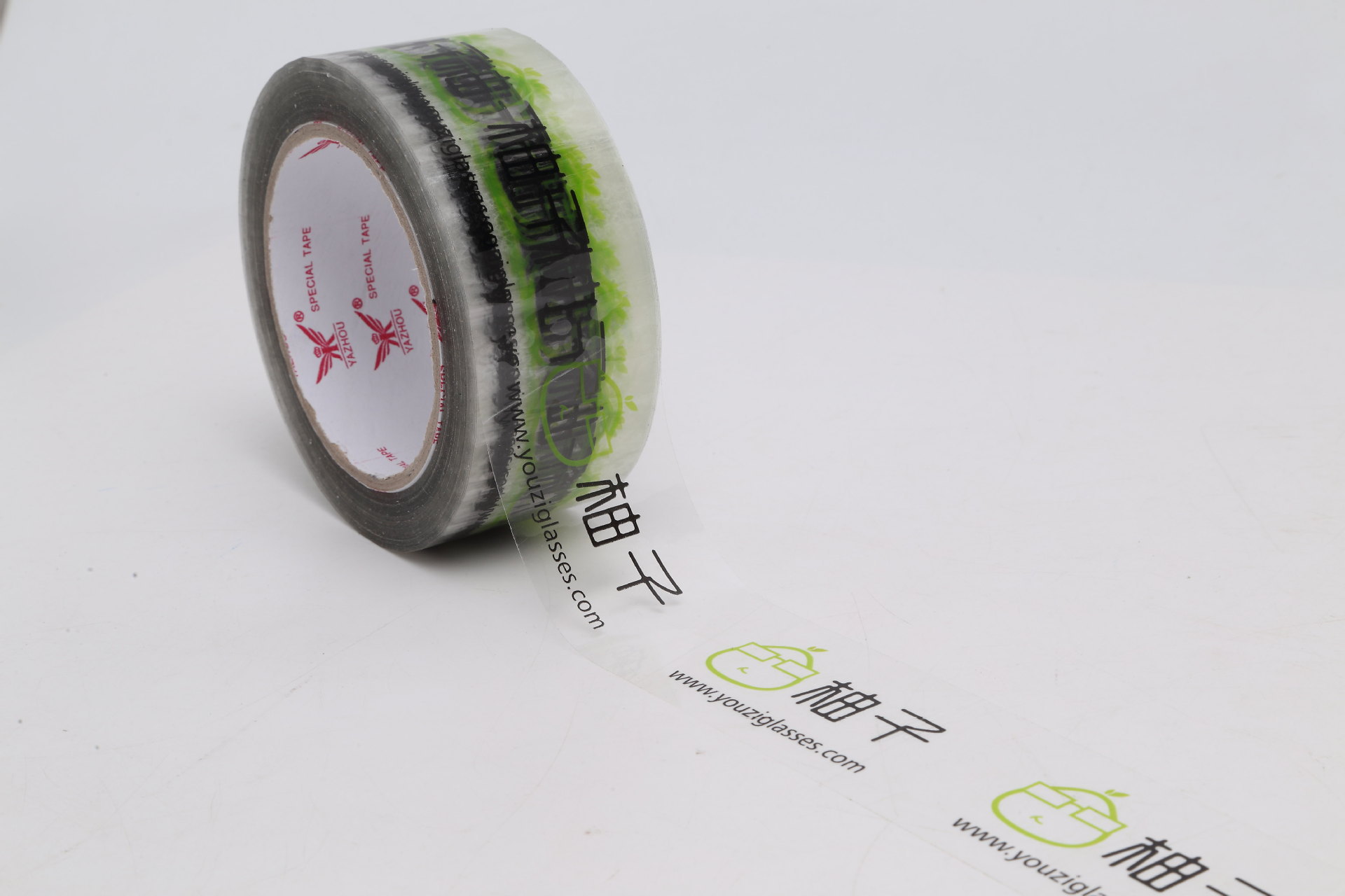 定制logo透明封箱胶带快递警示语打包定做胶布批发