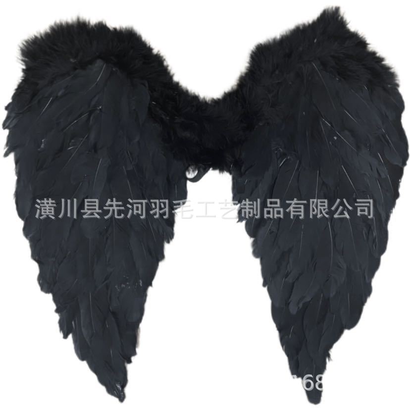 angel feather wings adult and children real photo props christmas halloween stage performance decoration props