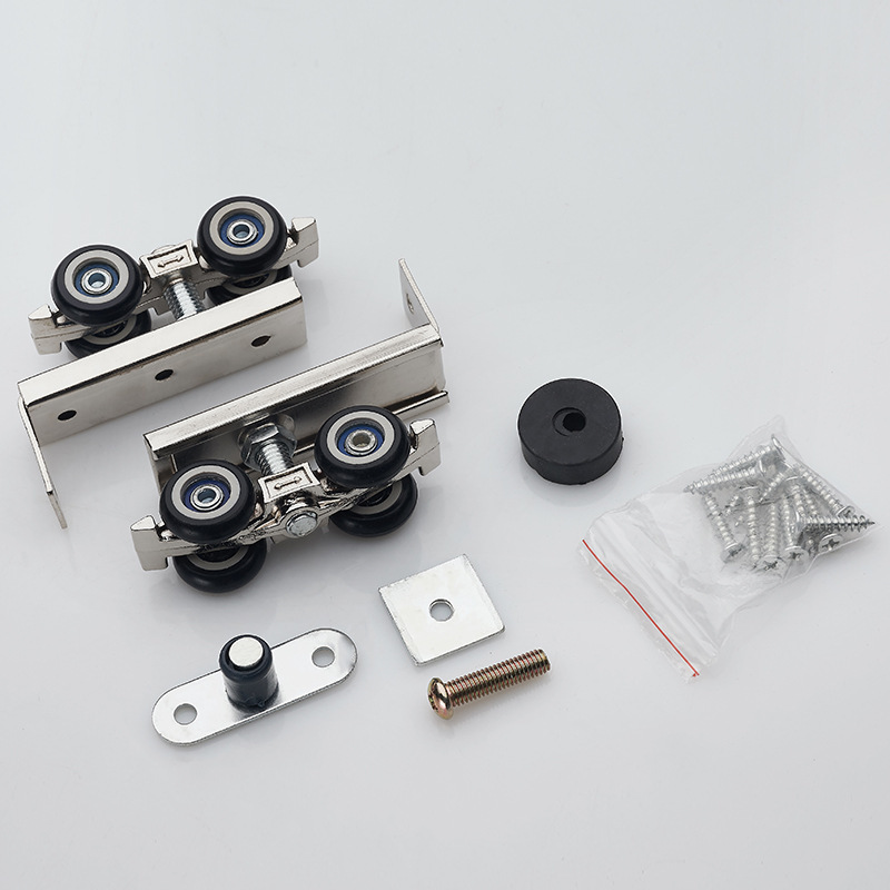 移门吊轮吊滑轮玻璃木门静音吊轨轮阳台推拉门移门轮4轮2只批发