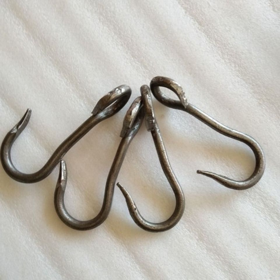 扁担钩钢钩子挑水钩子s铁挂钩园林工具吊钩铁钩起重钩子货拉钩