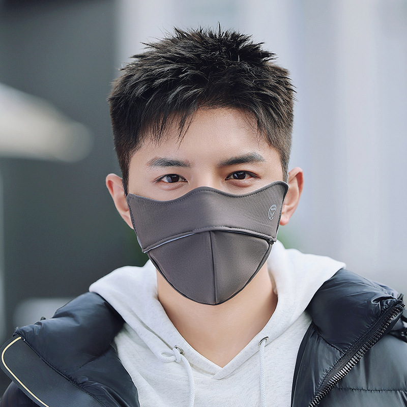 Warm Mask Autumn and Winter New Men's 5d Three-Dimensional Mask Outdoor Riding Cold-Proof Thick Mask Breathable Mask Hair Generation