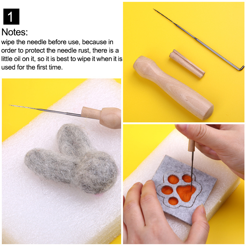 羊毛毡戳戳乐配件戳针 手工制作diy制作羊毛毡成品工具批发