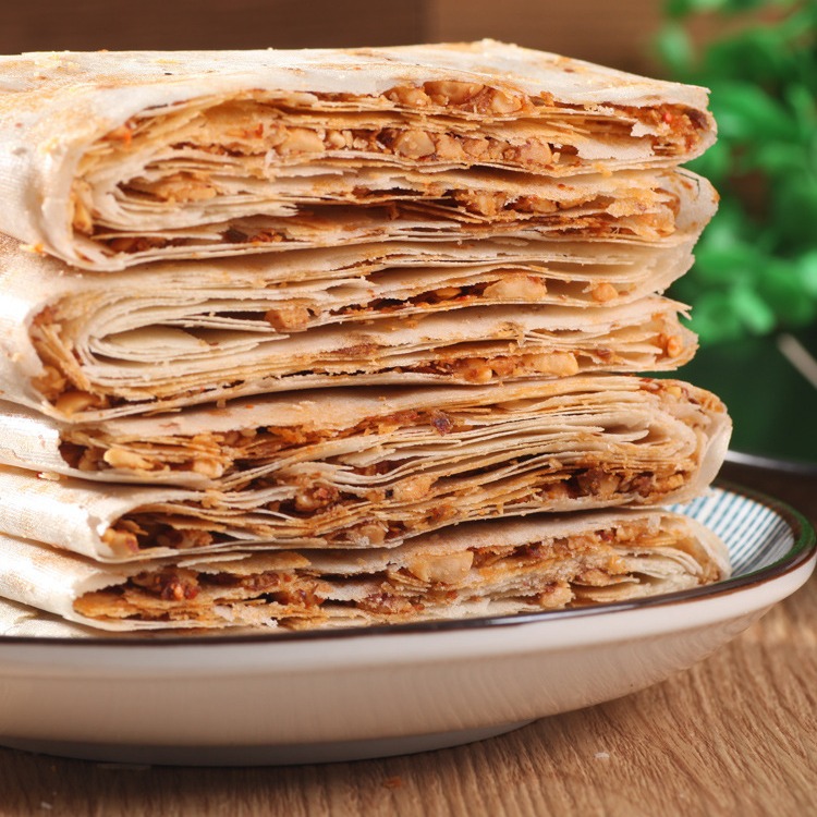 山东煎饼特产曲阜香酥煎饼农家手工咸味夹心多味杂粮煎饼4斤包邮