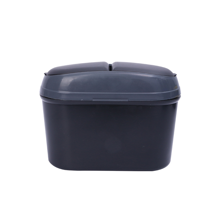 Car Trash Can Car Hanging Flip Double Open Trash Can Thickened Plastic Simple Portable Trash Can