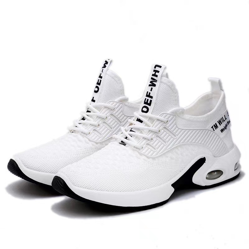 2022 New Fashionable Men's Shoes Mesh Breathable Sneaker Men's Platform Casual Air Cushion All-Match Walking Shoes for Four Seasons